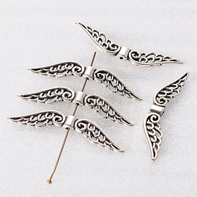 Сплавочные овальные бусины тибетского стиля  TIBEB-LF10808YKG-AS-LF-1