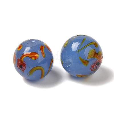 Бусины лэмпворк &nbsp;LAMP-C016-04E-07-1