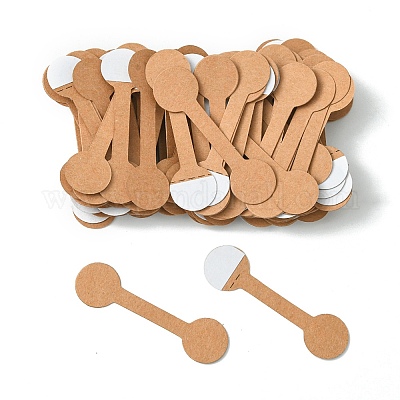 Бумажная складка поверх пустых липких ценников CDIS-YW0001-08B-1