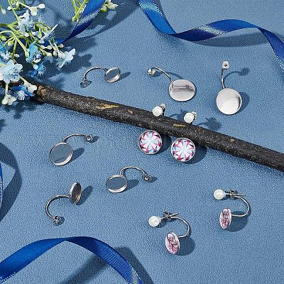 32 шт. 4 стиля 304 нержавеющая сталь ушные гайки STAS-UN0033-26-1