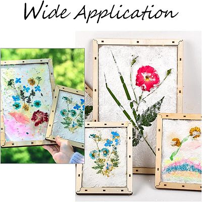 Рамка для изготовления бумаги из липы DIY-WH0001-73A-1