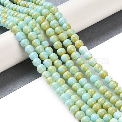 Краска для выпечки стеклянные бусины GLAA-H031-01A-08-1