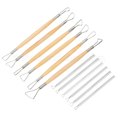 Carving Tools for Clay Art (Set of 13 pcs) | Double Ended Clay Modeling  Tools | Clay Sculpting Tools | Wax Pottery Craft Tools