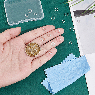 18 шт. 3 стиля 925 разъемных соединительных кольца из стерлингового серебра STER-UN0001-20-1