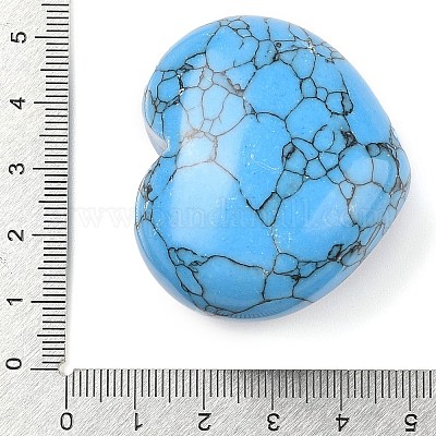 Синтетический бирюзовый массажный камень для большого пальца G-I367-06P-1