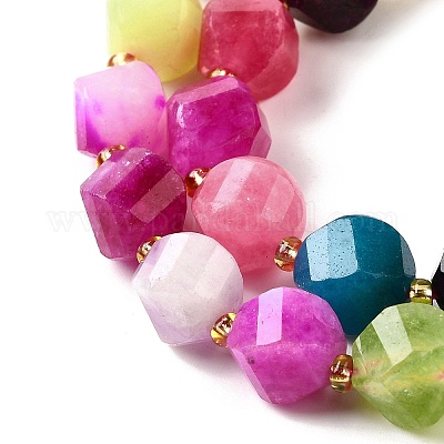 Нити бусин из натурального кварца окрашенные G-U023-A02-06-1