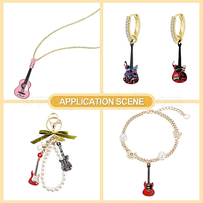 12 шт. 12 стильных акриловых больших подвесок с принтом OACR-YW0002-60-1