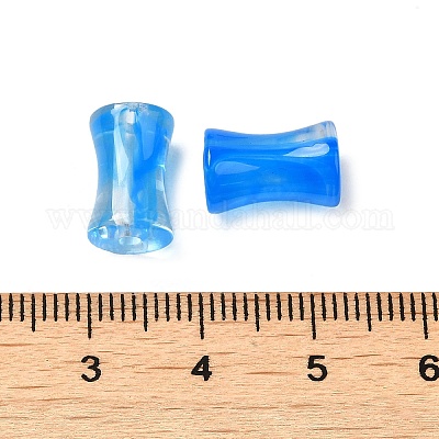 Прозрачные акриловые бусины с эффектом градиента OACR-Q193-01J-1