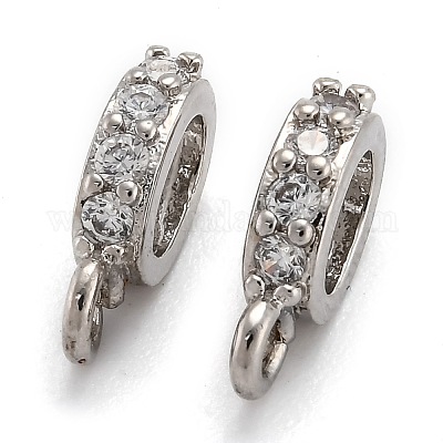 Латунные поручни из кубического циркония с микропаве ZIRC-H119-11P-1