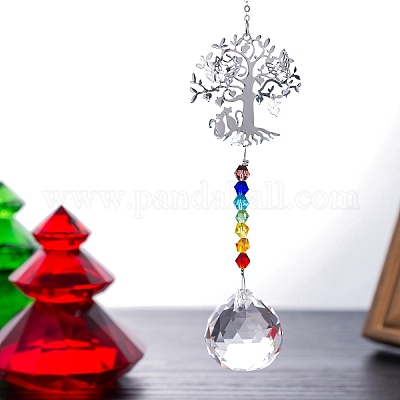 Подвеска в виде ловца солнца из хрустального стекла PW-WG8D0B8-05-1