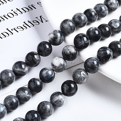 Природные лабрадорита бисер нитей G-N328-49D-01-1