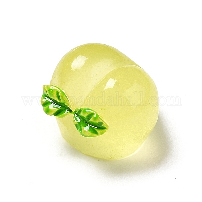 Светящиеся полупрозрачные кабошоны из смолы&nbsp;RESI-B015-19D-1