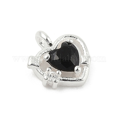 925 стерлингового серебра микро проложить кубического циркония подвески STER-Q002-02G-1