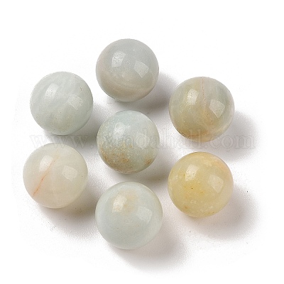 Натуральный цветок амазонита сферические бусины без отверстий G-K353-04D-41-1