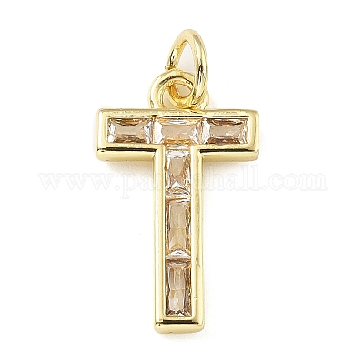 Латунные микро проложить кубического циркония подвески KK-V014-01G-20-1