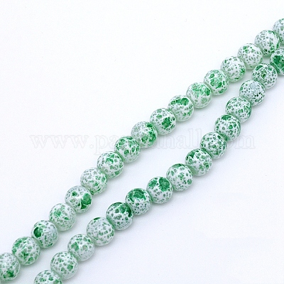 Нить стеклянных бусин GLAA-WH0028-04-1