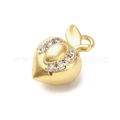 Латунные микро проложить кубического циркония подвески KK-L229-001G-07-1