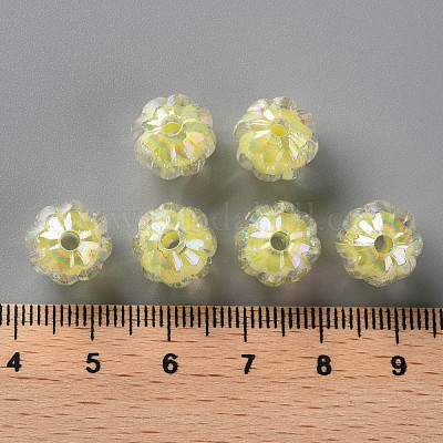 Прозрачные акриловые бусины TACR-S152-07B-SS2105-1