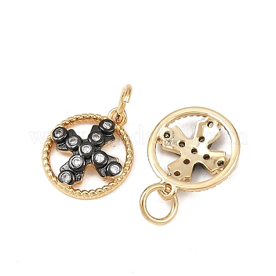 Латунь подвески циркония кубической KK-L251-46GB-A-1