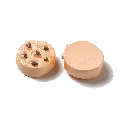 Cabochons décodés en biscuit de résine opaque&nbsp;RESI-A033-04L-1