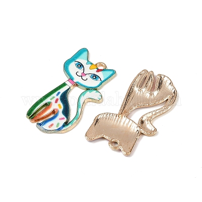 Печатные эмали подвески сплава&nbsp;FIND-D004-01G-1