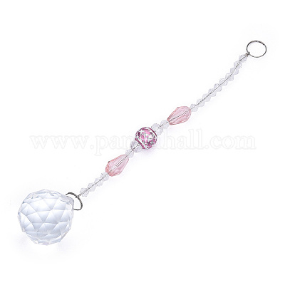 Граненый хрустальный шар люстра Suncatchers призмы AJEW-G025-A01-1