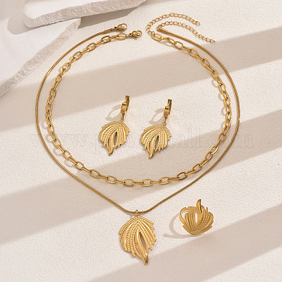 Комплект из серег-колец JF0575-1