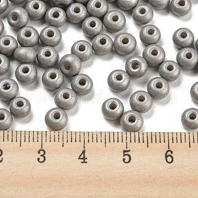 Стеклянные бусины с имитацией нефрита SEED-Z001-A-B08-1