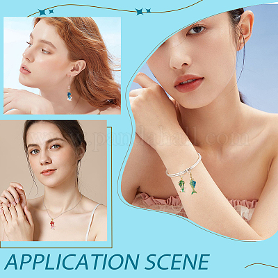 7 шт. 7-х стилевые латунные подвески со стразами&nbsp;KK-AR0004-81-1