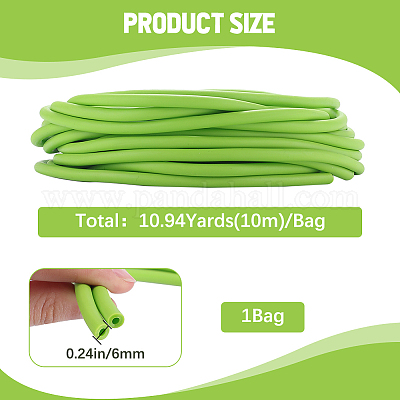 Круглая резиновая эластичная веревка длиной 10 м. EC-WH0008-02A-1