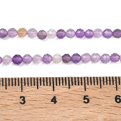 Природные Аметрин бисер нитей&nbsp;G-K407-A01-3mm-1