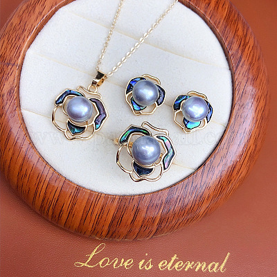 Ожерелье с подвеской из сплава камелии FS-WG8E162-04-1