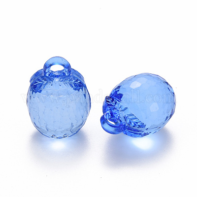 Осенняя тема прозрачные акриловые подвески TACR-T024-04B-940-1