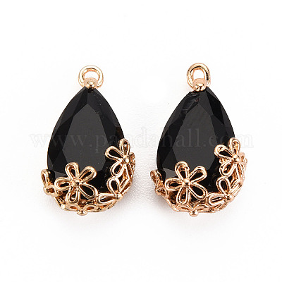 Прозрачные стеклянные подвески X-GLAA-T007-05K-1