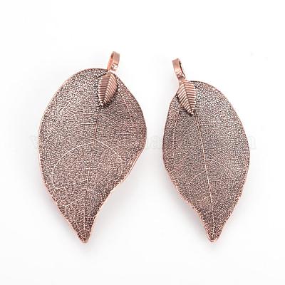 Гальванизированные натуральные листовые большие подвески IFIN-Q119-03H-1