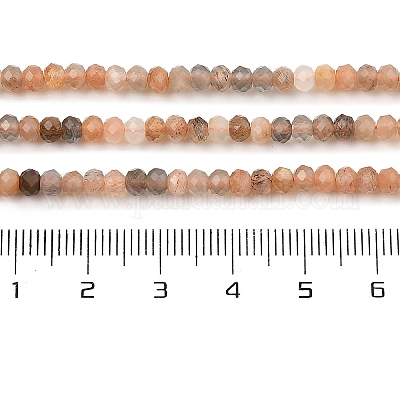 Natürliche Multi-Mondstein-Perlenstränge&nbsp;G-K376-B10-02-1