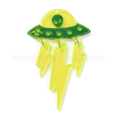 Прозрачные акриловые большие подвески OACR-B001-03-1