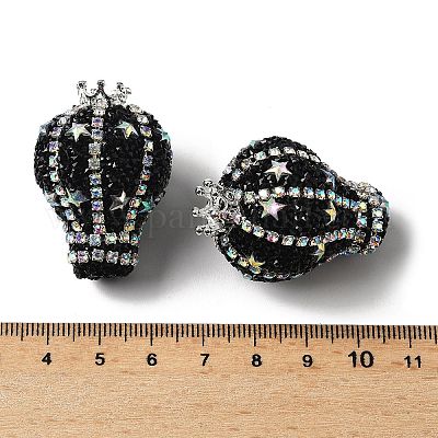 Корона из акриловых страз в форме воздушного шара OACR-S048-03A-1