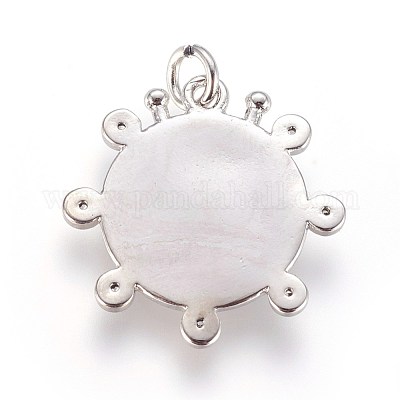 Латунные подвески ZIRC-G150-02P-1