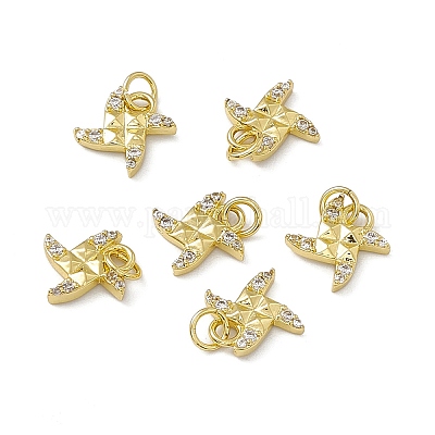 Стойки обшивки латунь кубического циркония подвески KK-M231-03G-1