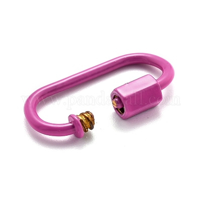 Латунные винтовые застежки с карабином KK-B032-06-1