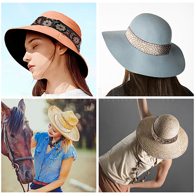 Chgcraft 3 stili fascia per cappello western da cowboy fasce per cappelli  per cappelli da cowboy da cowgirl accessori decorazione cappello fedora  all'ingrosso 