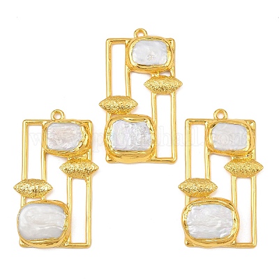 Натуральный жемчуг большие подвески KK-H516-09G-1