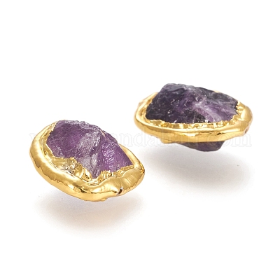 Необработанные грубые бусины из натурального аметиста G-P439-F02-1