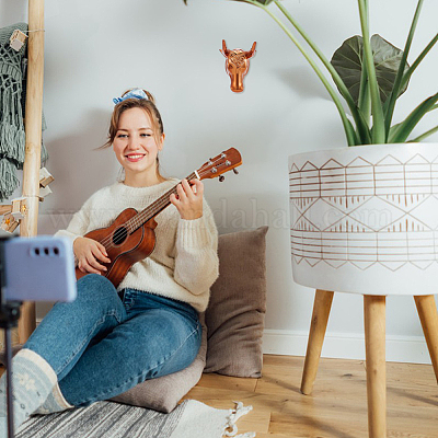 Подставки для гитар в форме головы крупного рогатого скота из АБС-пластика ODIS-WH0043-121-1