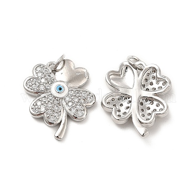 Латунные микро проложить кубического циркония подвески KK-E068-VB134-1-1