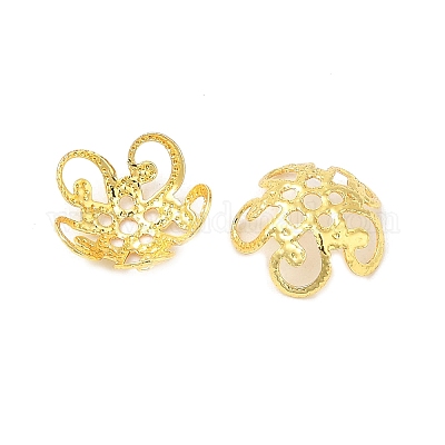 Колпачок из латунных бусин KK-H446-03G-01-1