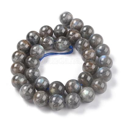 Природных драгоценных камней лабрадор круглые бусины пряди G-E251-33-12mm-1