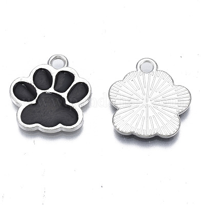 Подвески из эмали и сплава ENAM-T016-22P-C-RS-1