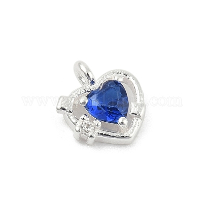 925 стерлингового серебра микро проложить кубического циркония подвески STER-Q002-02F-1